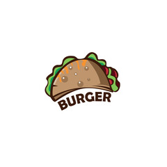 hamburger concept illustration vector