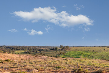 Mountainous region in Minas Gerais, Brazil