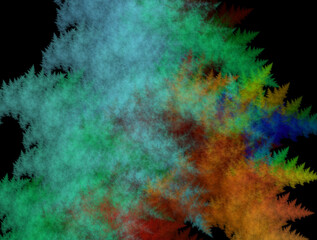 Imaginatory fractal abstract background Image