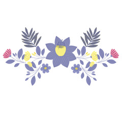 Vector Illustration of Arrangement on the White Background.