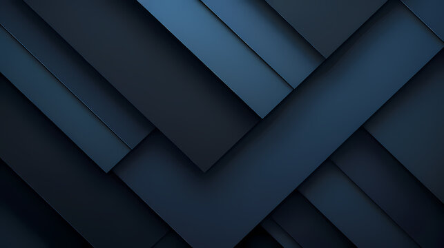 Abstract blue geometric background featuring overlapping diagonal layers with a sleek and modern design. Ideal for technology or architectural themes.