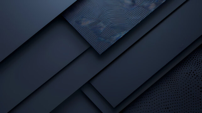 Abstract dark blue geometric layers with subtle textures creating a modern and stylish background, perfect for design or technology-related projects.