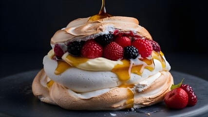 Pavlova food, photo, image, pic, pavlova dessert picture, full hd, 4k, download (2)