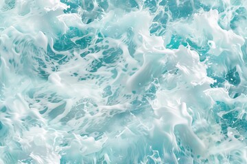 Obraz premium Crisp Blue Soap Suds and Bubbles Texture Background