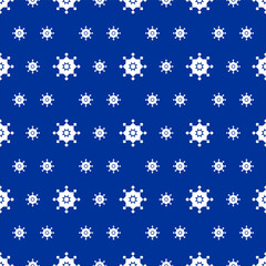 Ethnic seamless pattern blue color