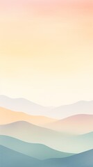 Abstract landscape with soft pastel hues of pink, blue, and yellow, creating a dreamy and serene atmosphere.