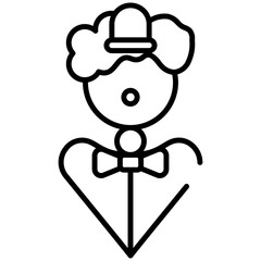 Clown Avatar Lineart