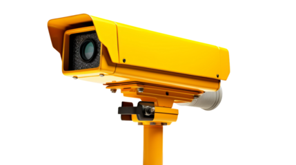 raffic camera, isolated on a white background.