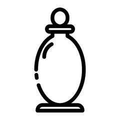 health potion bottle cutline icon style