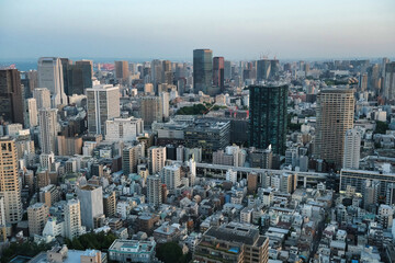 Tokyo Skyline at Sunset