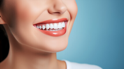 Fototapeta premium Radiant Smile with White Teeth