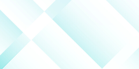 Abstract gradient white and blue background with diamond and square triangle shapes layered in modern abstract pattern design, White color technology concept geometric line vector background.	