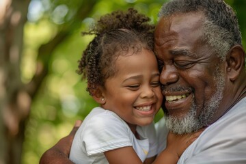 Fototapeta premium Father's Day Celebration, Honoring Unsung Heroes with Laughter and Love