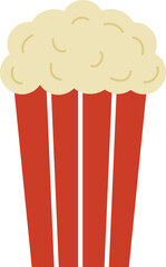 Popcorn, fast food icon.