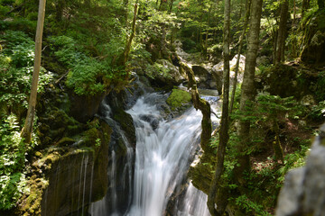 Beautiful Soça River in the Julian Alps inSlowenia