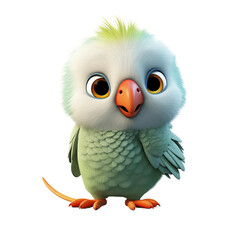 3d render of a bird