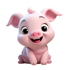 cute kawaii pig