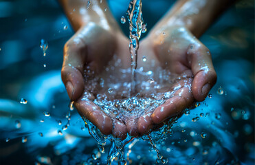 Fototapeta premium Water is the most precious natural resource
