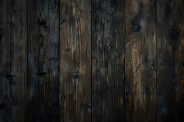 Obraz premium Dark Wooden Planks with Rustic Texture and Aged Surface
