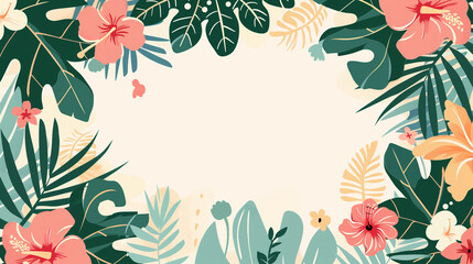 Obraz premium A tropical frame