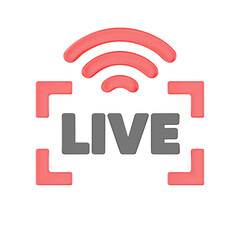 Live 3D Podcast Illustration for uiux, web, app, infographic, etc