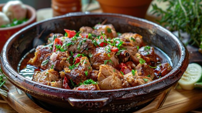 A delicious ready-to-eat dish, Lechazo