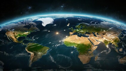 Fototapeta premium earth in space