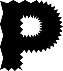 Zig Zag English font vector shape