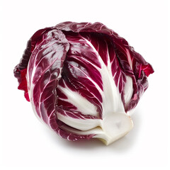 Fototapeta premium Radicchio on Isolate white background.