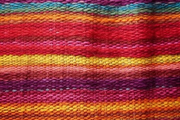 Obraz premium Latin Tapestry. Colorful Woven Textile Background 