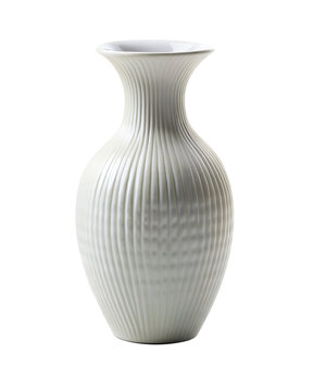recommend clip art: white vase isolated on background