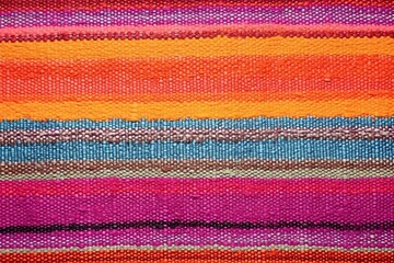 Latin Tapestry. Colorful Woven Textile Background 