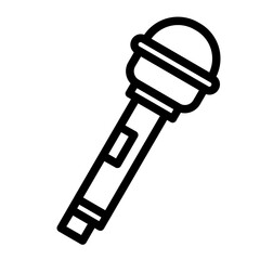 mic line icon style