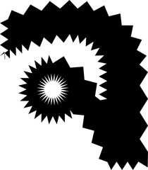 Zig Zag Thai font vector shape