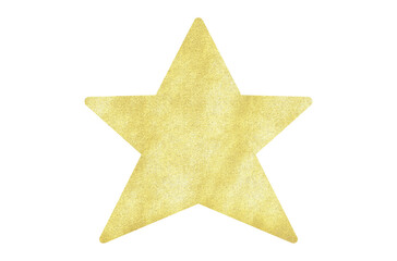 Fototapeta premium golden star on transparent background 