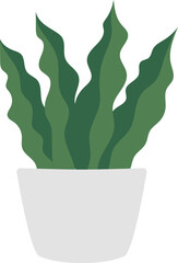 House plant, potted plant icon.