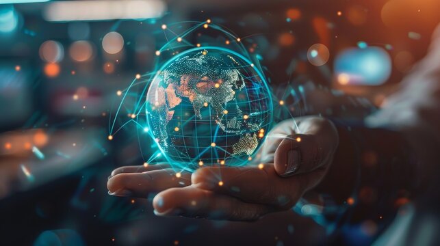 Here is the pulse of a global network, a living entity fostered by technology and human influence.