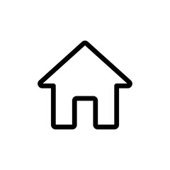 Fototapeta premium Web home icon , House vector icon , Home sign or Main page icon for contact icons. web vector icon