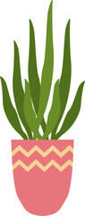 House plant, potted plant icon.