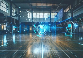 IoT and smart systems are transforming sports facilities with smart gyms, real-time workout tracking apps, and energy-efficient lighting and climate control systems.