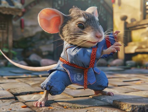 mouse in a cage