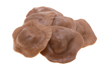 Italian ravioli isolated