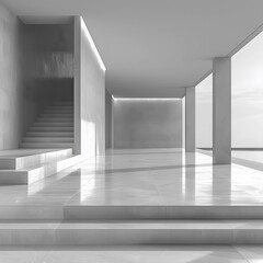 Subtle gray to white gradient background.