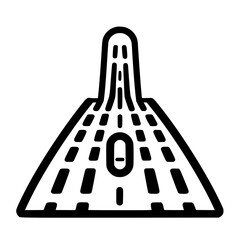 Road Single Icon