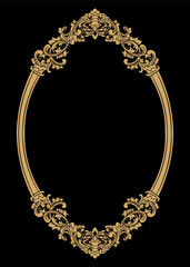 Luxury frame Ornament wedding decoration