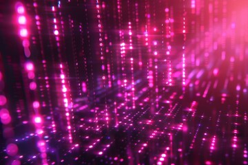 Digital Binary Technology Background created with Generative AI