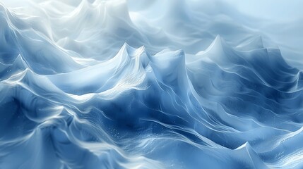 Obraz premium Calm and clear icy blue background with light texture for tech aesthetics. 
