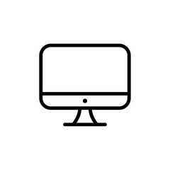 Monitor icon vector template design symbol illustration