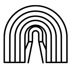Tunnel Single Icon