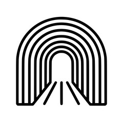 Tunnel Single Icon